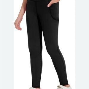 Kids Black Leggings 👖🎀❤️